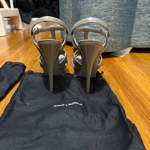 YSL - SAINT LAURENT Women's Tribute Platform Sandals - Picture 12 of 12